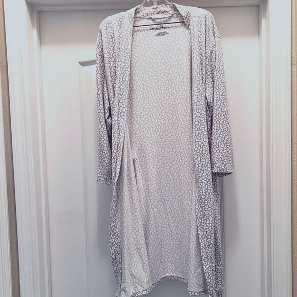 Merilyn Monroe 3 Piece Sleepwear Set-Women's Shorts, Cami & Rope-Sz. Lg-Gray & W - Picture 15 of 15